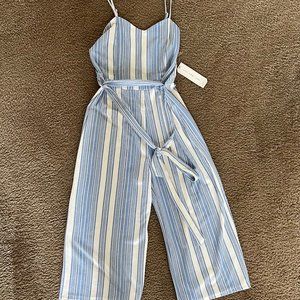 Blue and White Strip Jumpers